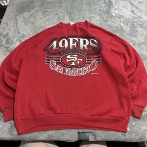 Vintage 1994 San Francisco 49ers Sweatshirt XL USA Made NFL 90s Graphic Crewneck